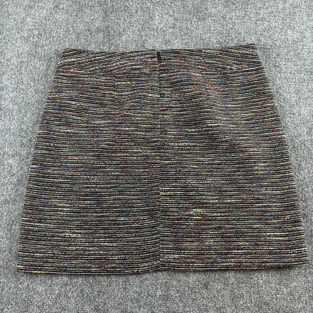 LOFT Mini Skirt Women 8‎ Multicolor Tweed Preppy Academia Coquette Y2K Office